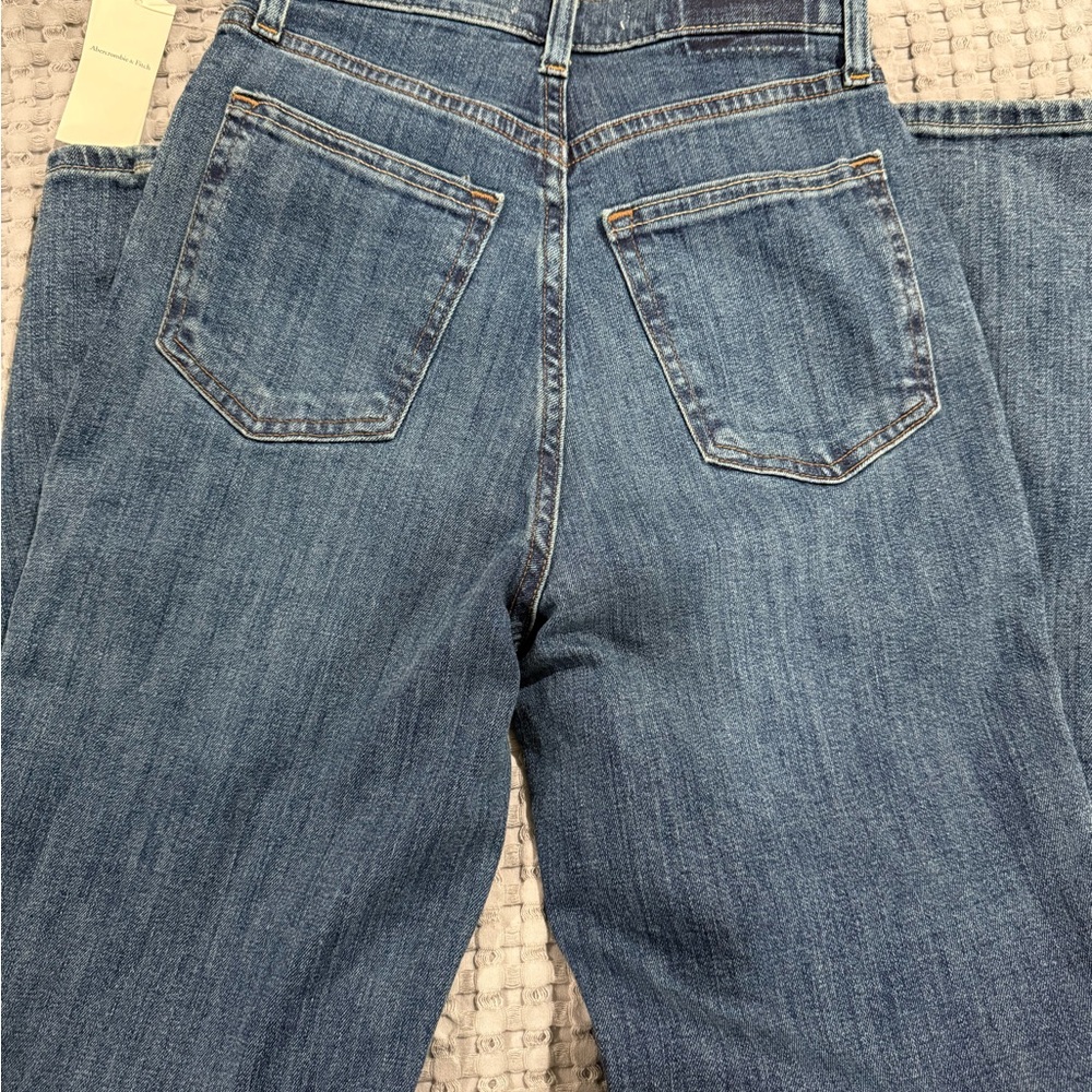 Abercrombie & Fitch Straight Leg High Rise  Women's Jeans size 25 O - Picture 5 of 5